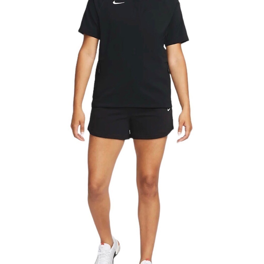 Nike Women’s Short Sleeve Softball Wind Shirt Sz Medium Black Active Top-NWT - Picture 6 of 7